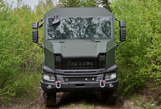 Photo Scania uvádza na trh modulárnu kabínu s balistickou ochranou a na veľtrhu Eurosatory predstavuje hybridné obranné technológie