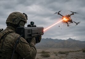 Photo Nové prenosné laserové zbrane spália drony za pár sekúnd