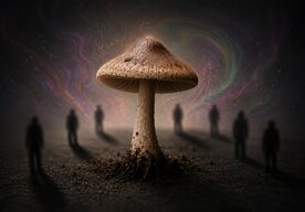 Photo Záhadná čínska huba spôsobuje halucinácie miniatúrnych ľudí