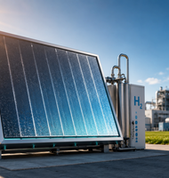Photo Inovatívny solárny panel priamo vyrába vodík aj bez externej elektrickej energie