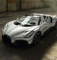 Photo Extravagantné Bugatti s výkonom 1177 kW a porcelánovým dizajnom