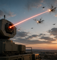 Photo Inovatívny pulzný laser riadený AI zneškodní až 30 dronov za minútu