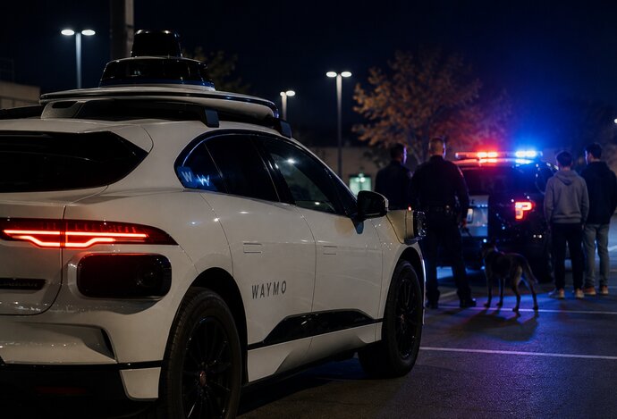 Photo Robotaxi zamklo vlastných pasažierov a zavolalo na nich políciu 