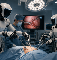 Photo Humanoidné roboty úspešne zvládli operáciu žlčníka