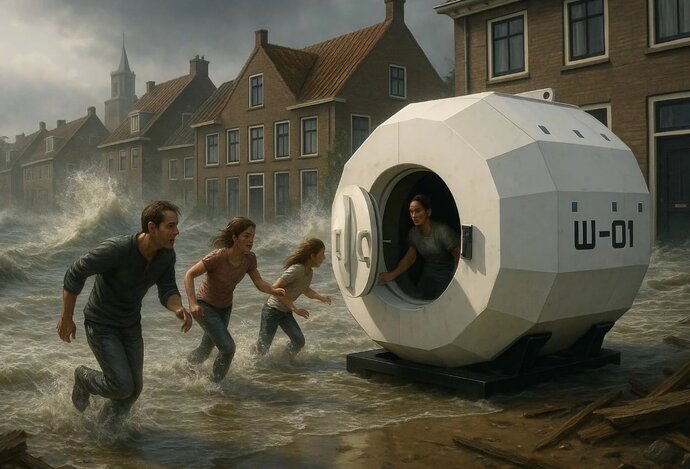 Photo Kapsule LifePods ochránia posádku pred záplavami, požiarmi, explóziami či ozbrojenými útokmi