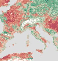 Photo Interaktívna mapa ukazuje ako zvyšovanie teplôt radikálne mení podmienky na poľnohospodársku produkciu v Európe 