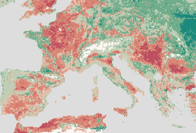 Photo Interaktívna mapa ukazuje ako zvyšovanie teplôt radikálne mení podmienky na poľnohospodársku produkciu v Európe 