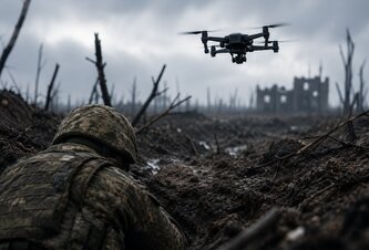 Photo Ruskí vojaci na bojisku prežijú vďaka dronom riadeným AI iba 20 až 30 minút