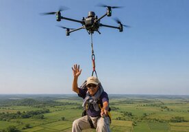 Photo Virálne video indonézskeho farmára letiaceho na poľnohospodárskom drone 