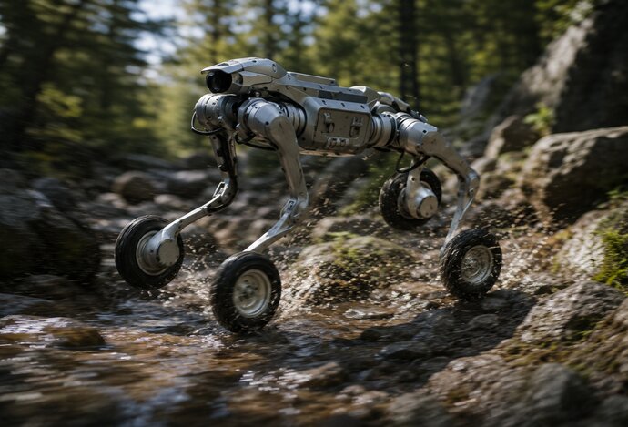 Photo Virálne video hybridného robotického psa šprintujúceho v ťažkom teréne šokovalo pokrokom v robotike
