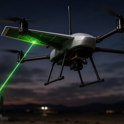 Photo: Nextech Chinese Researchers Develop Laser Receiver to Power Drones Mid-Flight