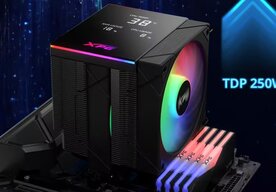Photo XPG Maestro Plus 62DA - výkonný chladič procesora s displejom