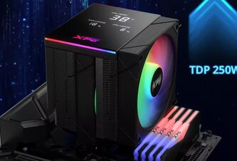 Photo XPG Maestro Plus 62DA - výkonný chladič procesora s displejom