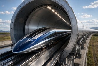 Photo Čínsky experimentálny vlak zlomil rýchlostný rekord dosiahnutím rýchlosti 800 km/h