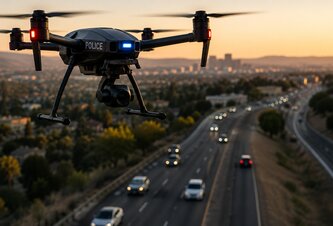 Photo Policajné drony už dokážu prečítať evidenčné čísla áut aj na veľkú vzdialenosť 