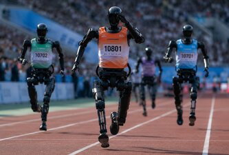 Photo Roboty prekonávajú ľudí už aj v atletike, no brzdiť sa ešte nenaučili 