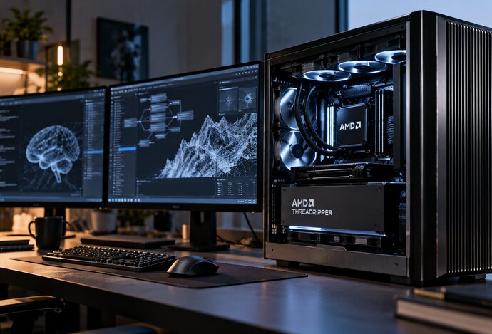 Photo AMD prináša výkon AI superpočítača priamo na stôl používateľov