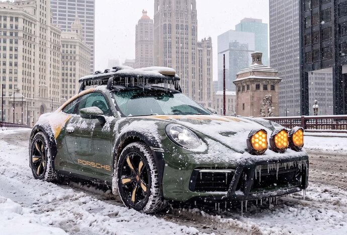 Photo Takto vyzerá terénna verza Porsche 911 do drsného prostredia