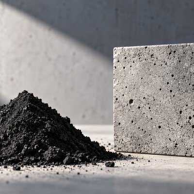 Photo: Nextech Du biocarbone fécal pour renforcer le béton