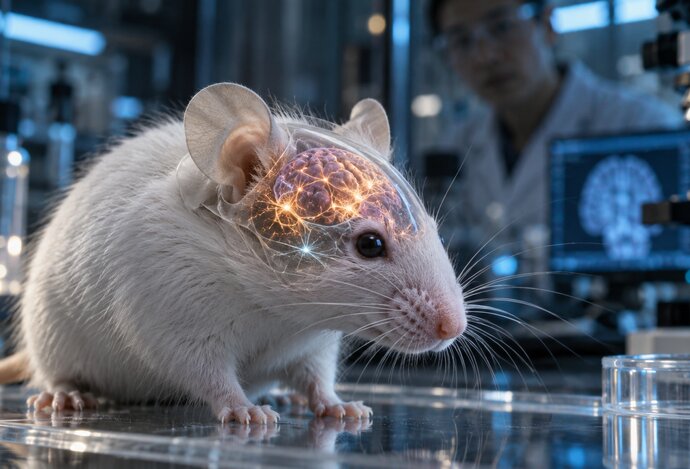 Photo Vedci voperovali ľudské mozgové bunky do laboratórnych myší a pozorovali, čo sa bude diať