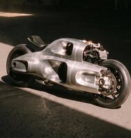 Photo Unikátny koncept vodíkovej motorky ako zo sci-fi filmu