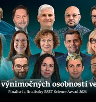 Photo ESET Science Award 2026 pozná svojich finalistov: predstavuje pätnásť výnimočných osobností vedy