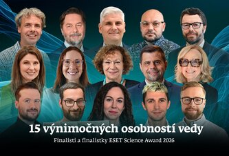 Photo ESET Science Award 2026 pozná svojich finalistov: predstavuje pätnásť výnimočných osobností vedy