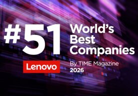 Photo Spoločnosť Lenovo bola zaradená medzi najlepšie svetové spoločnosti roku 2026 podľa časopisu TIME