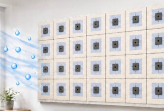 Photo Inovatívna papierová tapeta generuje elektrinu z vlhkosti vzduchu 