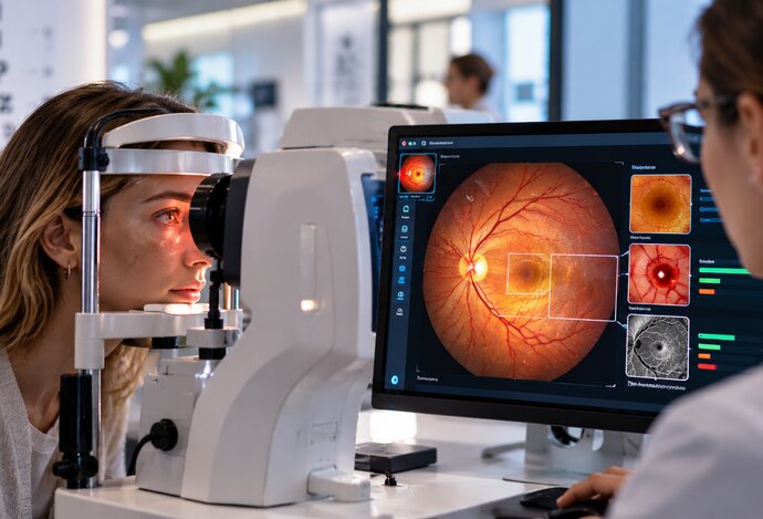 Photo Na Slovensku sa zavádza kontrola zraku pomocou umelej inteligencie. AI dokáže odhaliť cukrovku aj ďalšie ochorenia