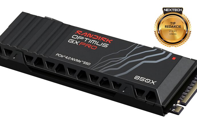 Photo SANDISK Optimus GX PRO 850X NVMe / Elitný výkon pre hráčov a tvorcov obsahu