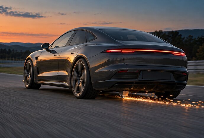Photo Šialený patent od Audi plánuje do elektromobilov vrátiť vôňu smogu, iskry z bŕzd a vibrácie motora