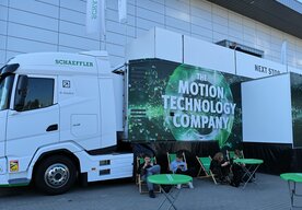 Photo Schaeffler priniesol na MSV v Brne svoj Motion Technology Truck ako pojazdnú expozíciu technológií pohybu